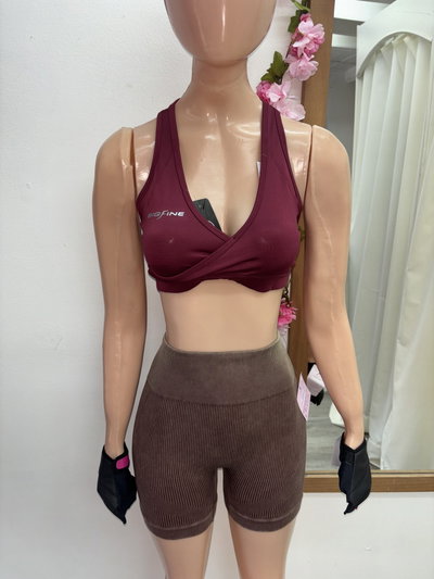 💥 Short con Frunce en la Cola | chocolate prelavado 🖤