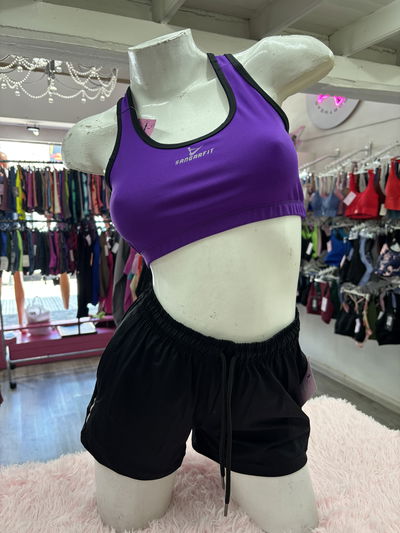 Top SANGARFIT espalda cruzada | violeta💜