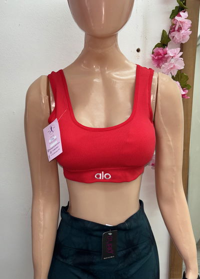 Top ALO breteles anchos | rojo ♥️