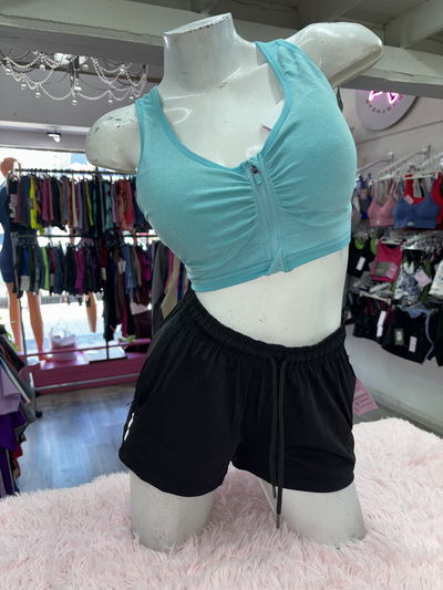 Top Seamless con cierre | Celeste 🩵