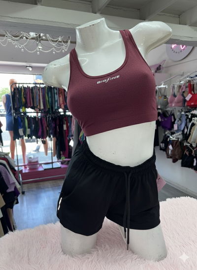 Top BIGFINE espalda deportiva | bordó ♥️