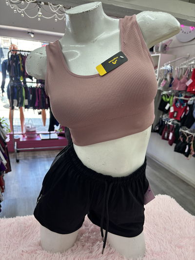 ✨ Top breteles anchos | rosa Paris 💖