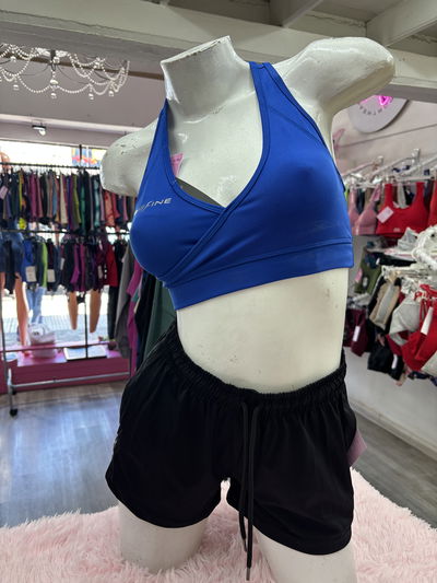 ✨ Top BIGFINE – Escote Cruzado - | azul 💙