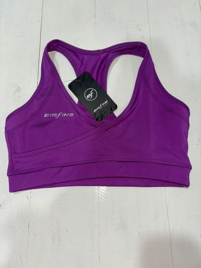 Top escote cruzado BIGFINE - violeta talle 2