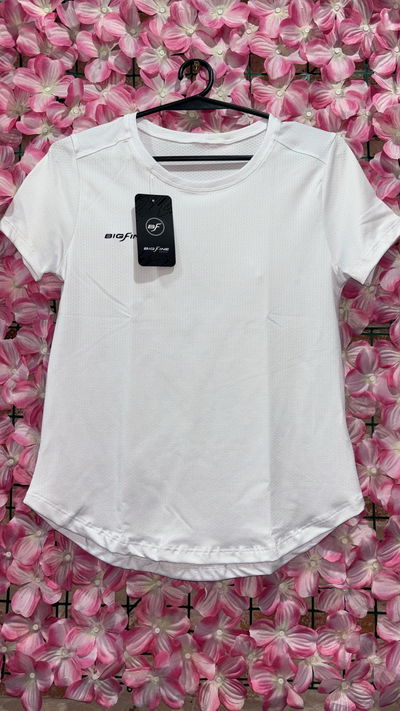 Remera BIGFINE blanco clásica- talle 1