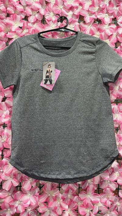 Remera BIGFINE gris clásica- talle 2 