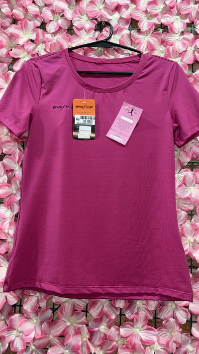 Remera BIGFINE fucsia clásica- talle 2