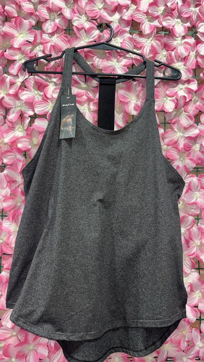 Sudadera BIGFINE gris jaspeada talle 4