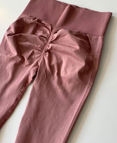 🍑 CALZA SEAMLESS IMPORTADA CON FRUNCE - lisas talles S/M/L