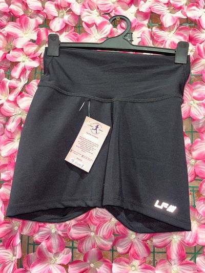 Short LADYFIT tiro alto negro clásico talle S y L