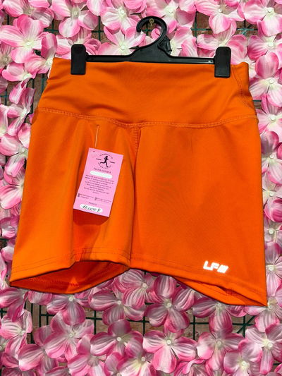 Short LADYFIT tiro alto naranja - talle 3