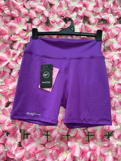 Short BIGFINE tiro alto violeta - talles 2 y 3