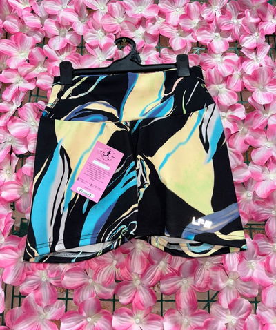 Short LADYFIT tiro alto psicodélico - talle 1