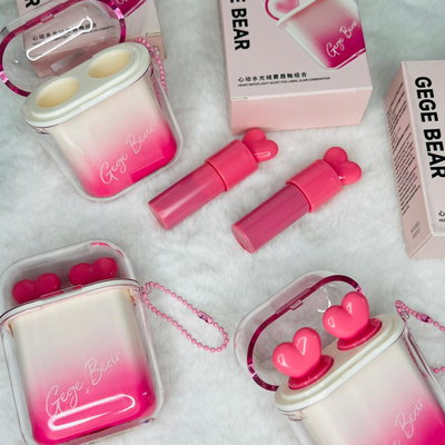 Labial en auriculares doble✨-Gege Bear