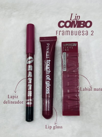Lip Combo frambuesa 2✨💄