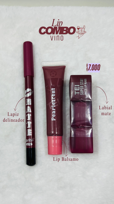 Lip Combo vino✨💄
