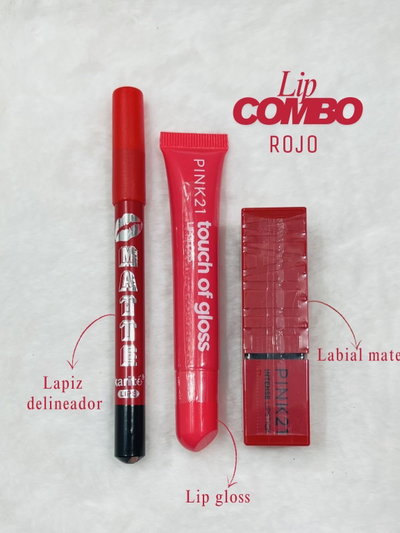 Lip Combo rojo✨💄