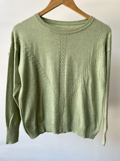 Sweater trenzado