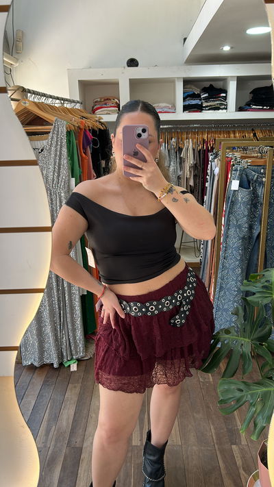 Skort Encaje