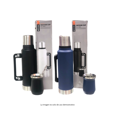 Combo Termo 1400ML c/ Mate