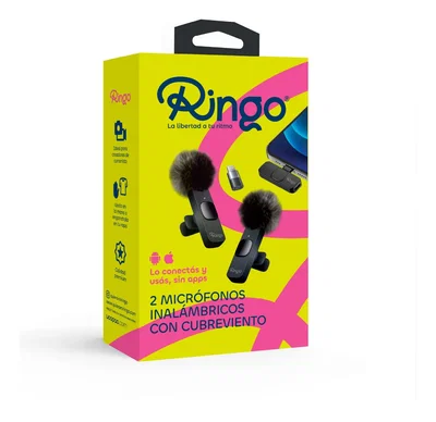 Micrófono Inalámbrico Corbatero Para Celular Ringo x2 