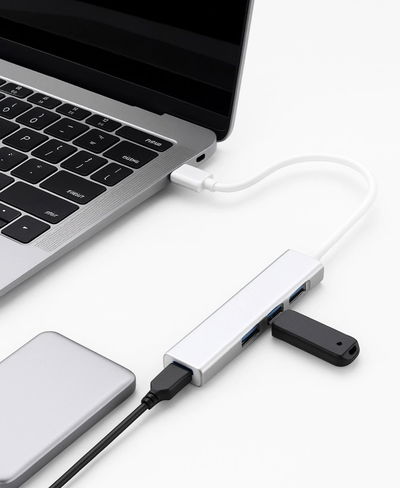 Adaptador Hub Tipo c 4 en 1