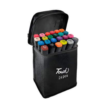 Marcadores Doble Punta Touch x24u