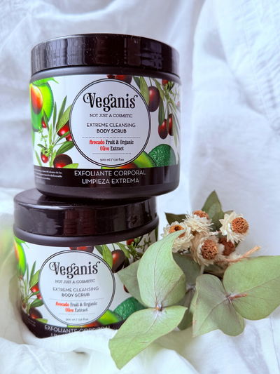 Exfoliante Corporal Limpieza extrema Palta-aguacate y extracto orgánico de oliva