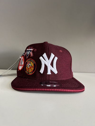Gorra NY Bordo