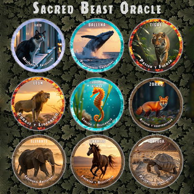 Sacred Beasts Oracle - Oráculo de Animales Totémicos