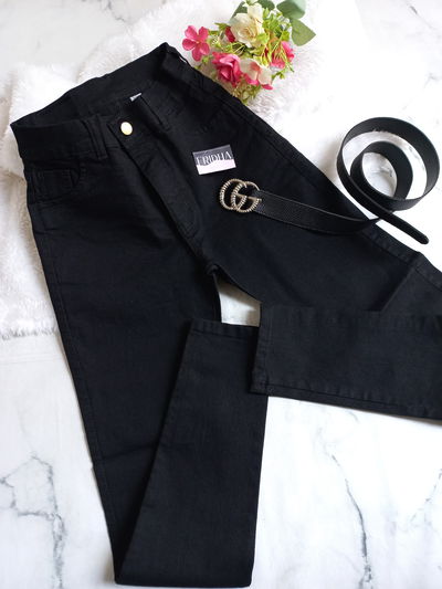 Jeans chupin | TOTAL BLACK