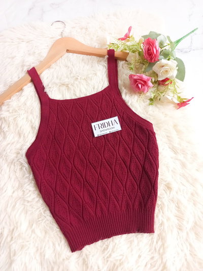 •Musculosa DELFINA | Bordo
