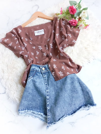 •Camisa GALIA | Chocolate
