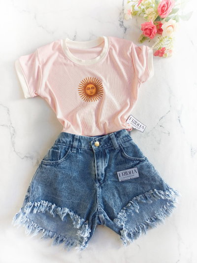•Remera SOL DE MAYO rosa