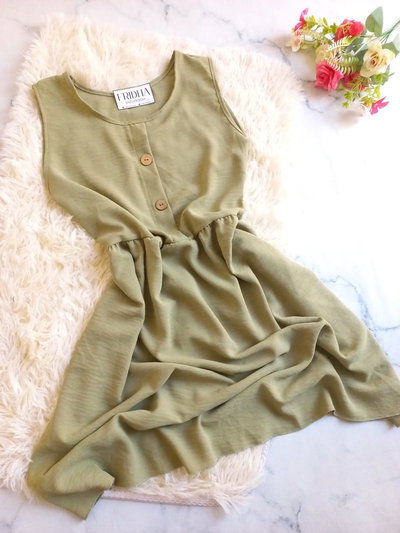 • Vestido POSITANO - pistacho