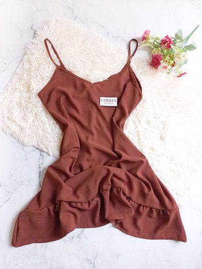 •Vestido GONET | Chocolate