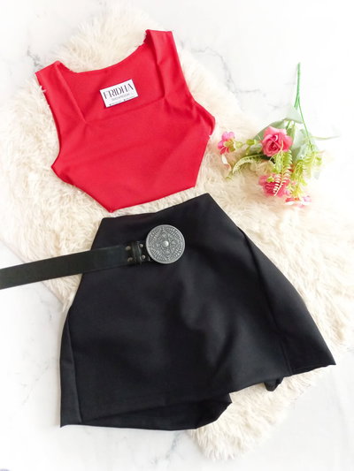 •Falda pantalon SASTRERA | Negro 