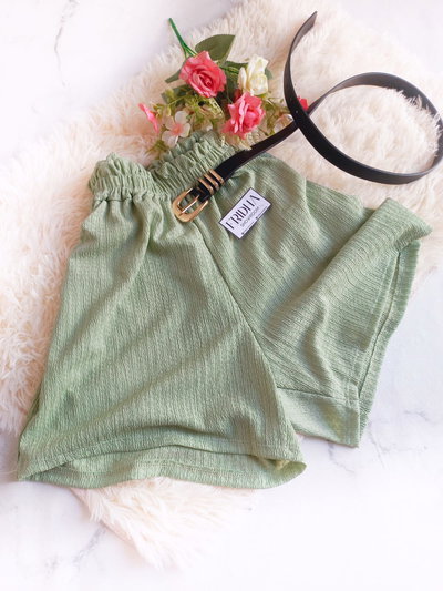 •Short LIZZIE - pistacho