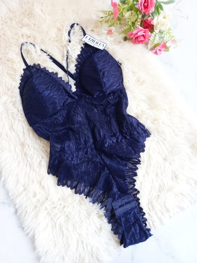 Body Encaje | Azul