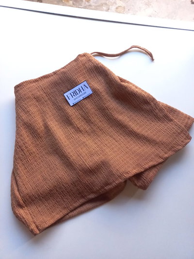 •Short pollera VITTA| CAMEL