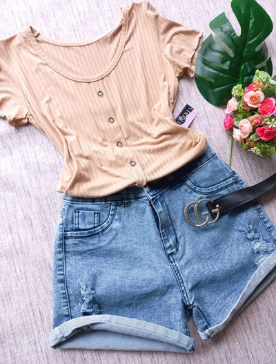 •Remera morley | Beige 