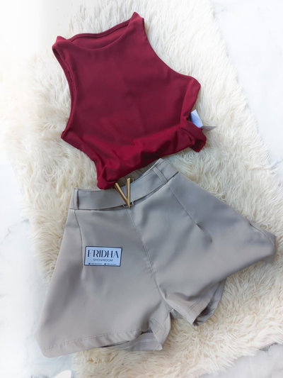 •Short sastrero VIVID | gris