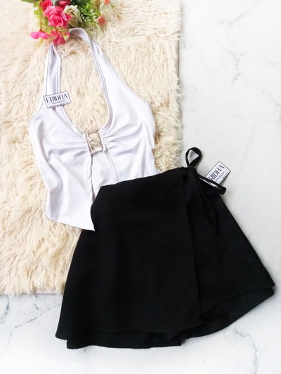 COMBO Falda Pantalon SASTRERA + Top TINI