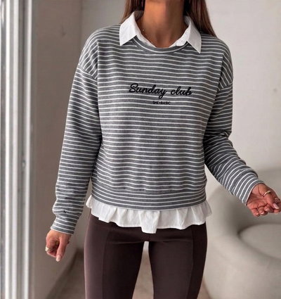 •Buzo SUNDAY VIVES | Gris