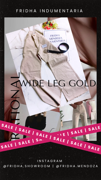 Wide leg | GOLD