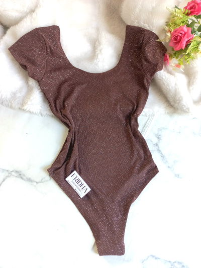 Body importado GLAM - chocolate