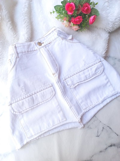 *Falda mom | WHITE 