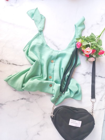 •Musculosa EMILY | Verde agua