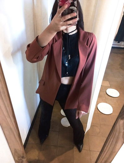 Blazer corte sastrero CAOBA