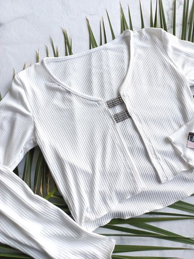Top INDIRA | blanco 